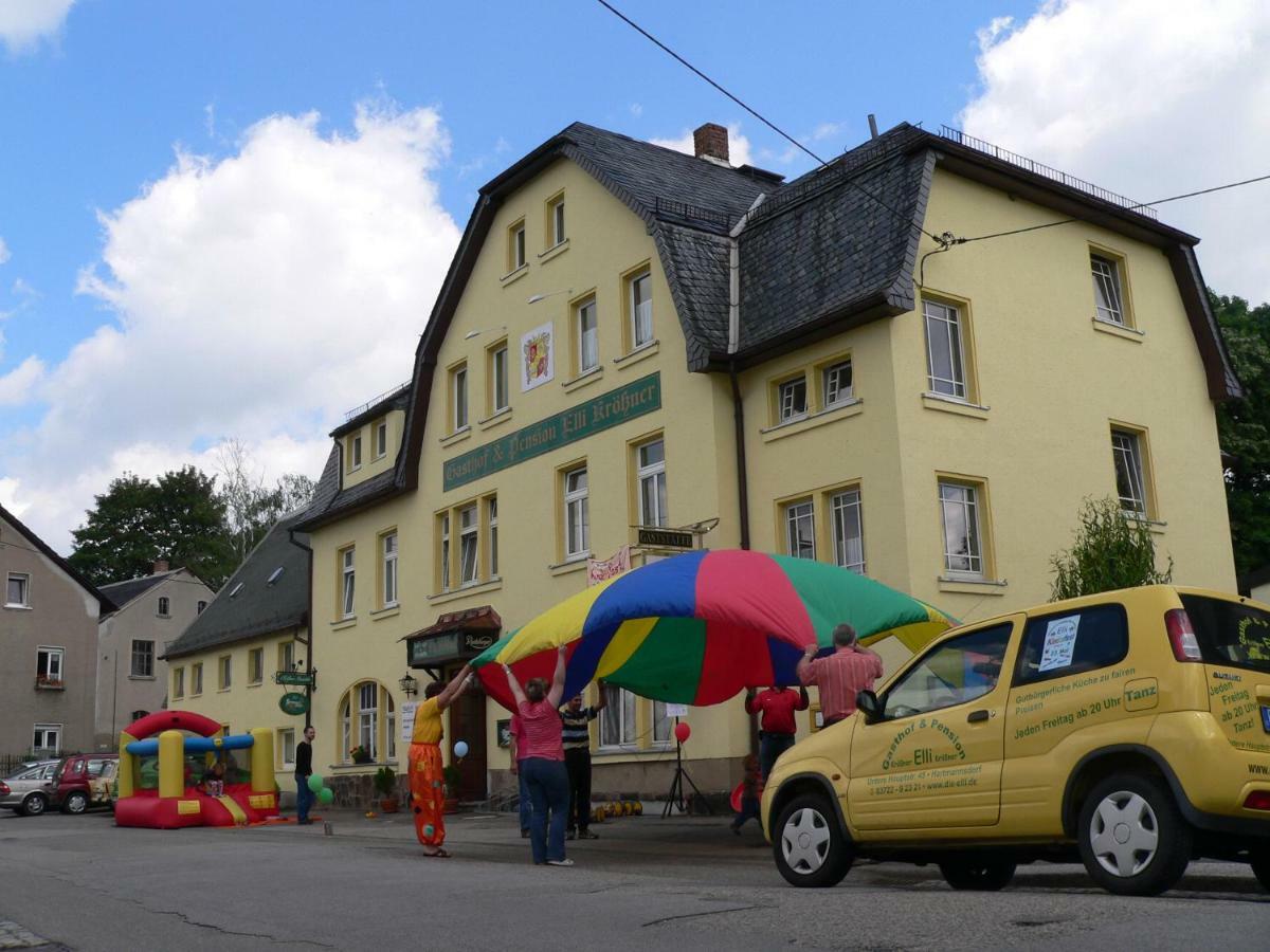 Pension Elli Kroessner Hartmannsdorf bei Chemnitz Екстер'єр фото