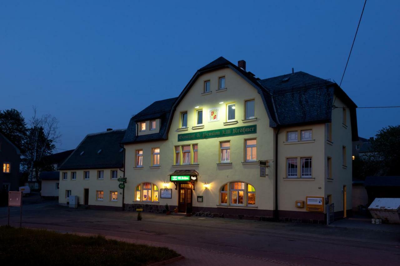 Pension Elli Kroessner Hartmannsdorf bei Chemnitz Екстер'єр фото